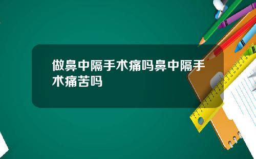 做鼻中隔手术痛吗鼻中隔手术痛苦吗