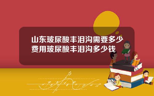 山东玻尿酸丰泪沟需要多少费用玻尿酸丰泪沟多少钱