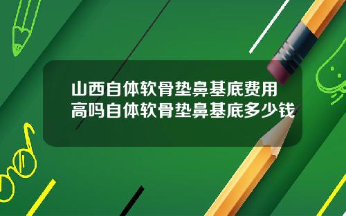 山西自体软骨垫鼻基底费用高吗自体软骨垫鼻基底多少钱