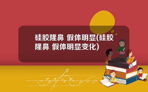 硅胶隆鼻 假体明显(硅胶隆鼻 假体明显变化)