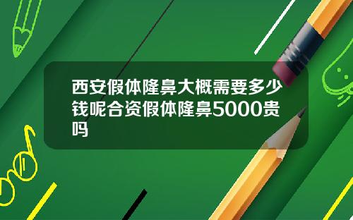 西安假体隆鼻大概需要多少钱呢合资假体隆鼻5000贵吗