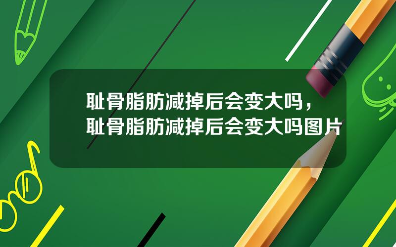 耻骨脂肪减掉后会变大吗，耻骨脂肪减掉后会变大吗图片